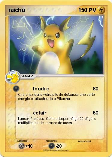 Pokemon raichu
