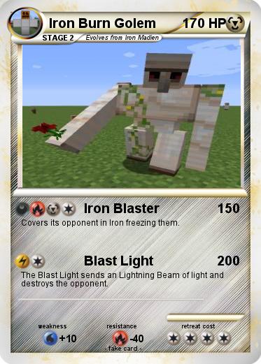 Pokemon Iron Burn Golem