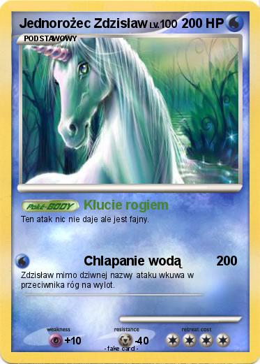 Pokemon Jednorożec Zdzisław