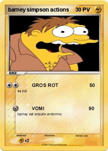 Pokemon barney simpson actions