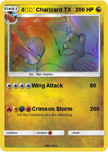 Pokemon ???? Charizard TX