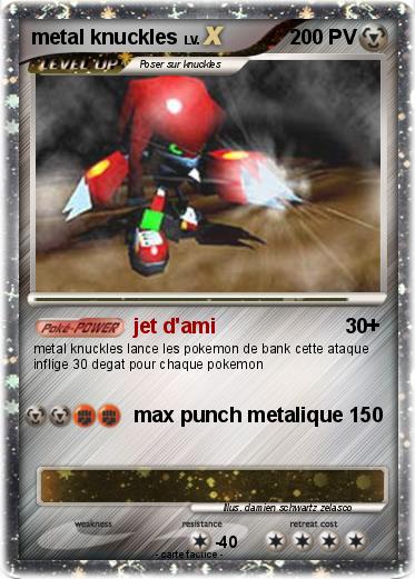 Pokemon metal knuckles