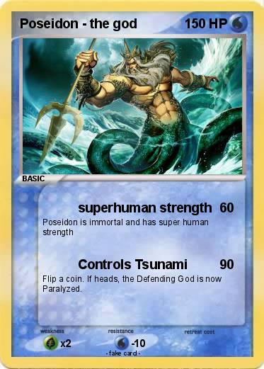 Pokemon Poseidon - the god