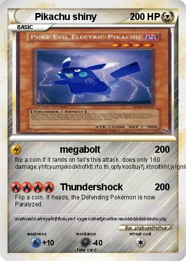 Pokemon Pikachu shiny