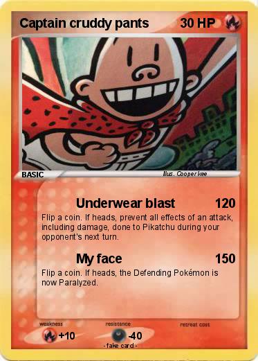 Pokemon Captain cruddy pants