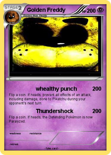 Pokemon Golden Freddy