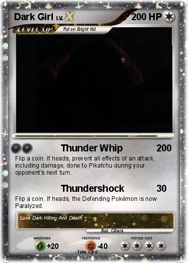 Pokemon Dark Girl