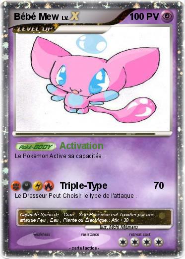 Pokemon Bébé Mew