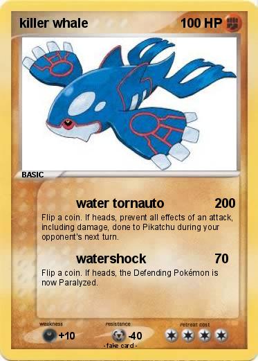 Pokemon killer whale