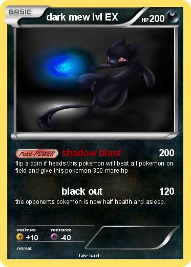 Pokemon dark mew lvl EX