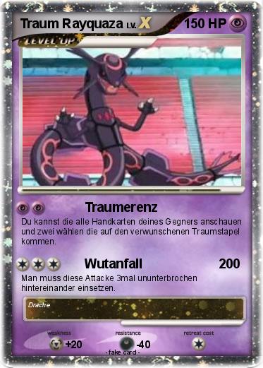 Pokemon Traum Rayquaza