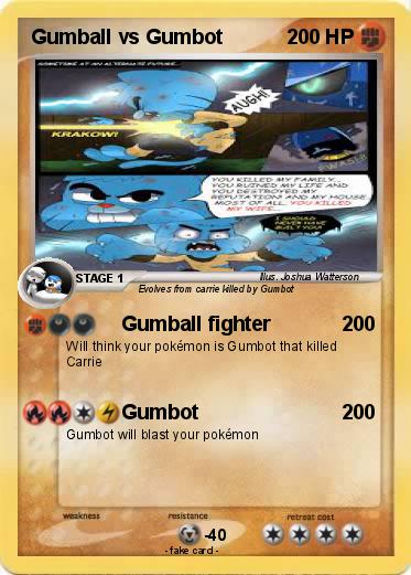 Pokemon Gumball vs Gumbot