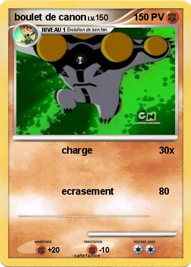 Pokemon boulet de canon