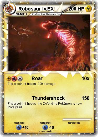 Pokemon Robosaur lv.EX