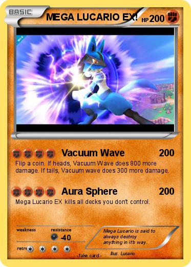 Pokemon MEGA LUCARIO EX!