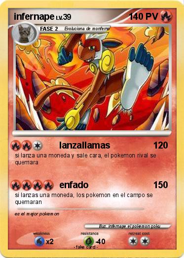 Pokemon infernape
