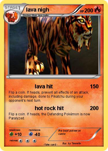 Pokemon lava nigh
