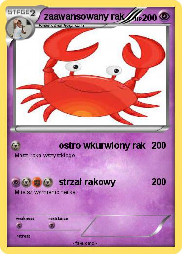 Pokemon zaawansowany rak