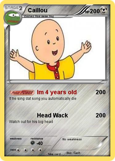 Pokemon Caillou