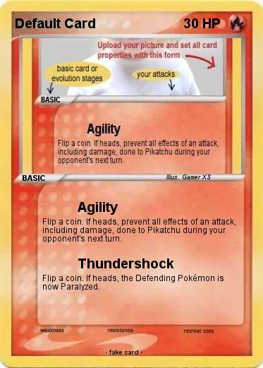 Pokemon Default Card