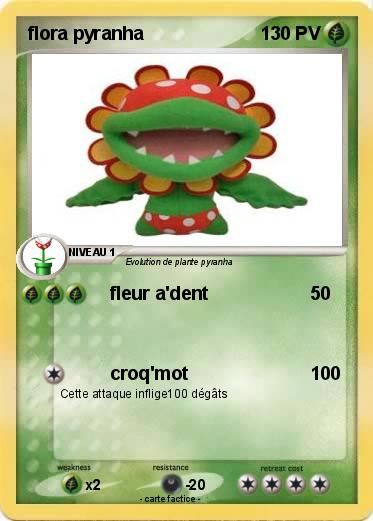 Pokemon flora pyranha