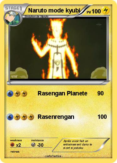 Pokemon Naruto mode kyubi