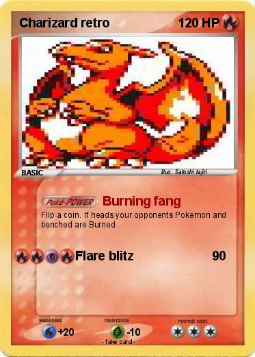 Pokemon Charizard retro