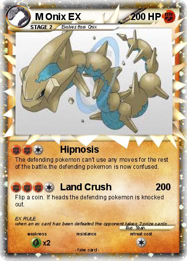 Pokemon M Onix EX
