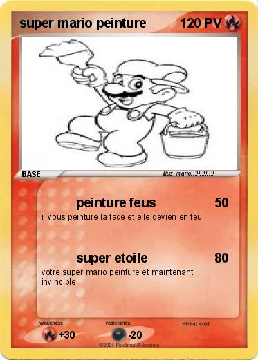 Pokemon super mario peinture