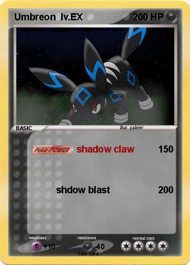 Pokemon Umbreon  lv.EX