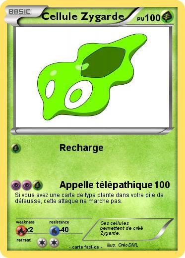Pokemon Cellule Zygarde