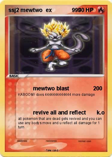 Pokemon ssj2 mewtwo  ex             999