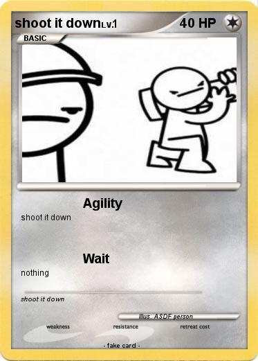 Pokemon shoot it down