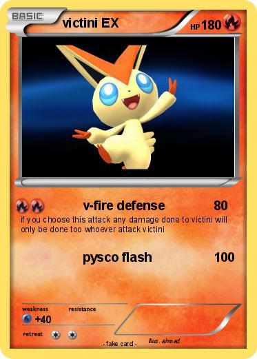 Pokemon victini EX