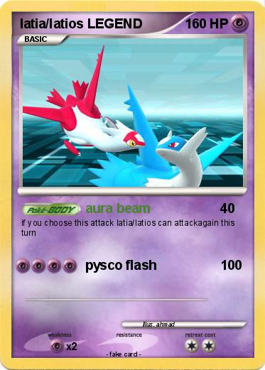 Pokemon latia/latios LEGEND