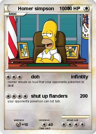 Pokemon Homer simpson    1000