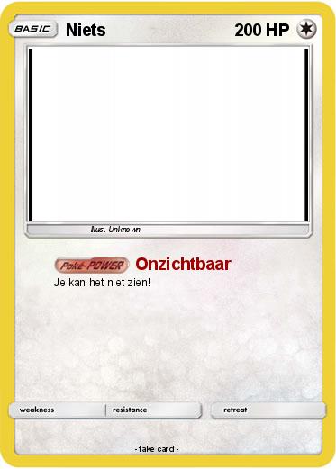 Pokemon Niets