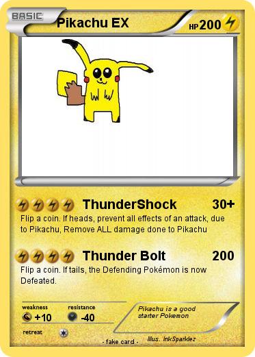 Pokemon Pikachu EX