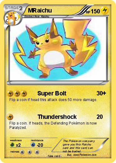 Pokemon MRaichu