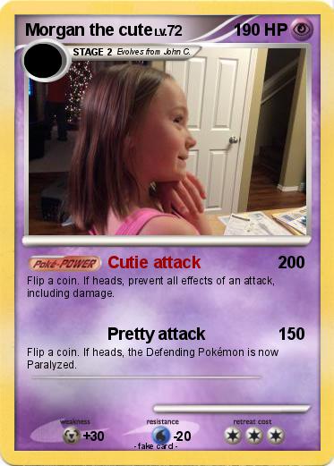 Pokemon Morgan the cute