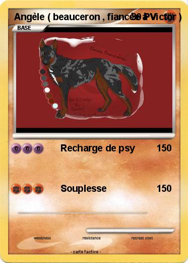 Pokemon Angèle ( beauceron , fiancée à Victor )
