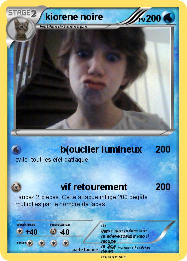 Pokemon kiorene noire