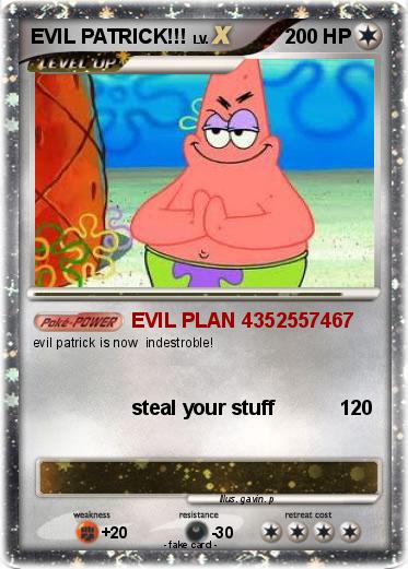 Pokemon EVIL PATRICK!!!