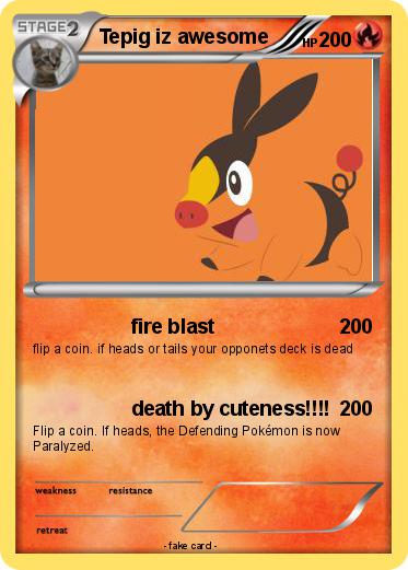 Pokemon Tepig iz awesome