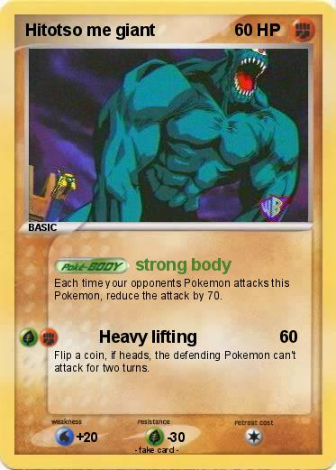 Pokemon Hitotso me giant