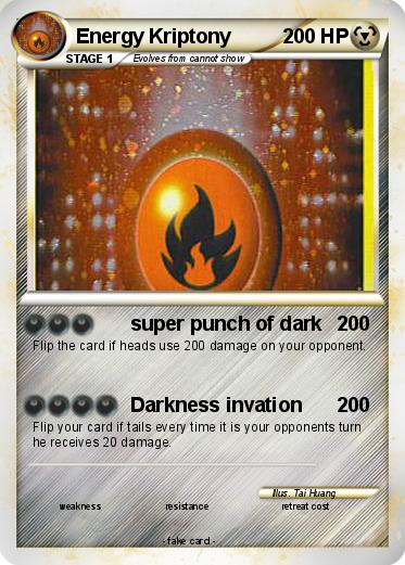 Pokemon Energy Kriptony