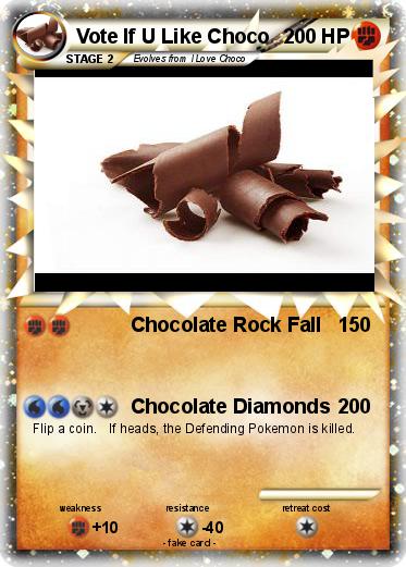 Pokemon Vote If U Like Choco