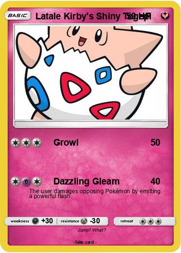 Pokemon Latale Kirby's Shiny Togepi