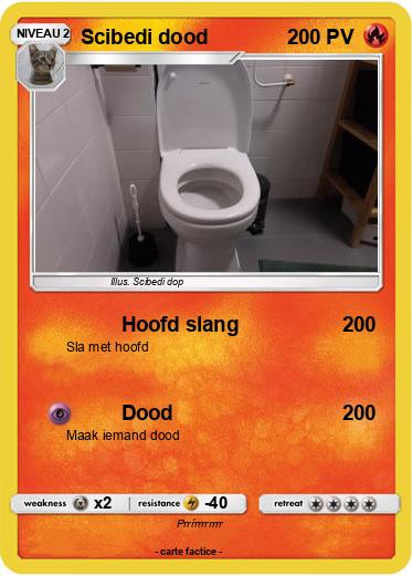 Pokemon Scibedi dood