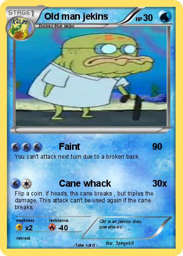 Pokemon Old man jekins